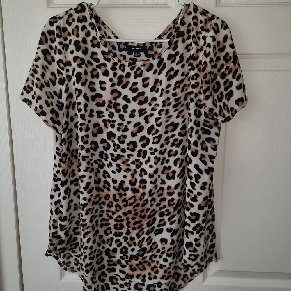 Leopard Print Blouse